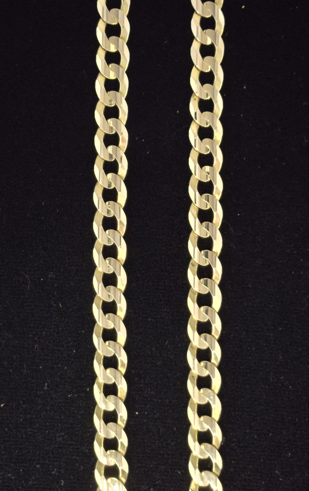 10Kt Yellow Gold Cuban Link Chain