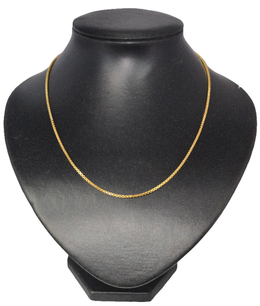 18Kt Yellow Gold Box Chain