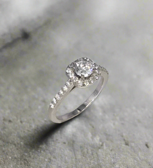 14kt White Gold Engagement Ring